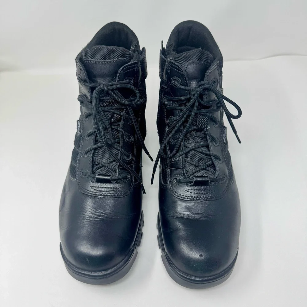 Bates Black Military Tactical Combat Style Leather Boots 8